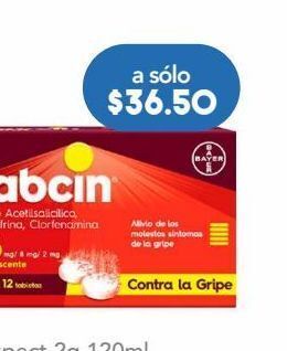 Farmacia San Pablo Tabcin efervescente alivio de los síntomas de la gripe oferta