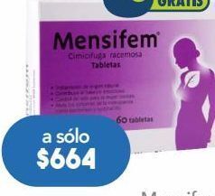 Farmacia San Pablo Mensifem 60 tabletas caja oferta