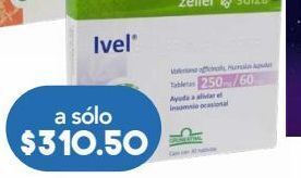 Farmacia San Pablo Ivel 30 tableta caja extracto seco de raíz de valer 250 mg oferta