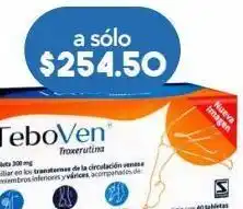 Farmacia San Pablo Teboven 40 tableta caja troxerutina 300 mg oferta