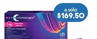 Farmacia San Pablo Cronocaps 30 cápsulas caja melatonina 3 mg oferta