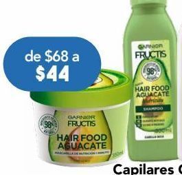 Farmacia San Pablo Garnier fructis hair food aguacate mascarilla nutrición para cabello seco oferta