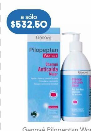 Farmacia San Pablo Genové pilopeptan woman shampoo anticaída 250 ml oferta
