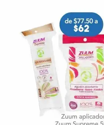 Zuum aplicadores 300 piezas