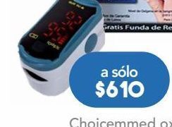 Farmacia San Pablo Choicemmed oximetro de pulso digital incluye funda 1 pieza oferta