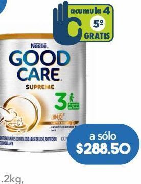 Farmacia San Pablo Good care optipro supreme 3 fórmula infantil para bebés a partir de 1 año 800 g oferta
