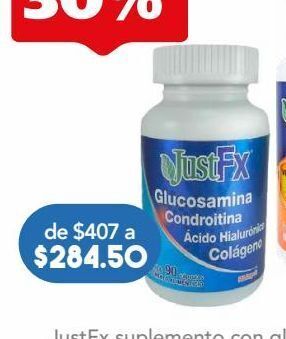 Farmacia San Pablo Just fx 90 cápsulas frasco sulfato de glucosamina 166.66 mg oferta
