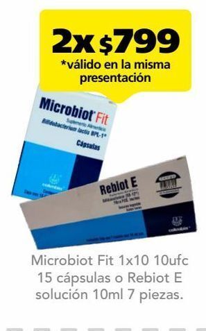 Microbiot fit suplemento alimenticio 15 cápsulas