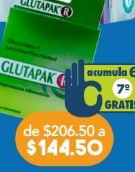 Farmacia San Pablo Glutapak r suplemento alimenticio en polvo 3 sobre oferta