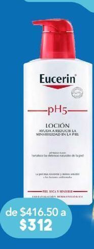 Farmacia San Pablo Eucerin ph5 loción para piel seca y sensible 400 ml oferta
