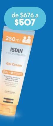 Farmacia San Pablo Isdin fotoprotector fps50+ gel cream para piel reactiva 250 ml oferta