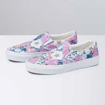 Vans Classic slip-on rosa/azul/blanco hb0g oferta