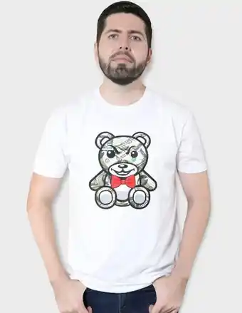 Playera honze oso dolar cuello redondo para hombre