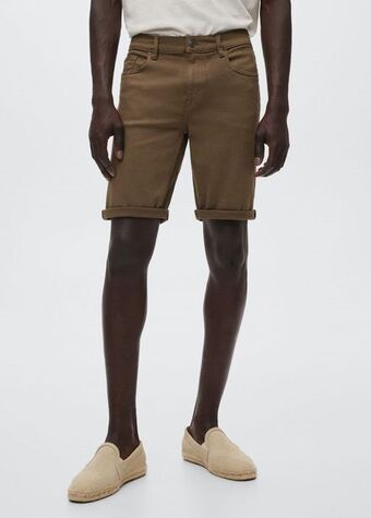 Bermudas vaqueras algodón stretch