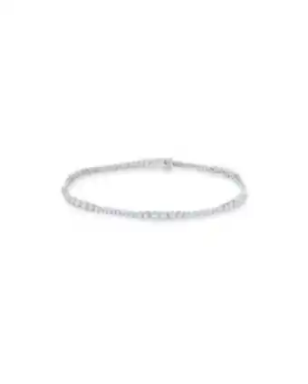 Joyerías Bizzarro Pulsera de oro blanco 14k con 300pts de diamante (si) (e-f) oferta