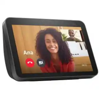 Asistente de voz amazon echo show 8 2da generación negro b084dcjksl