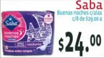 Saba Buenas Noches c/Alas c/8