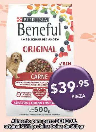 Alimento para Perro Beneful Original 25% Proteina Bolsa 500g