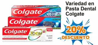 Variedad en Pasta Dental Colgate