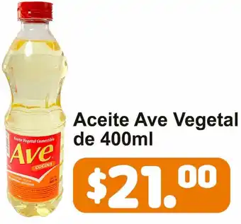 Aceite Ave Vegetal de 400ml