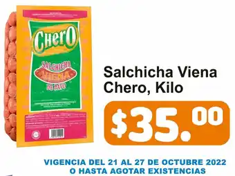 Salchicha Viena Chero