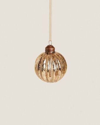 ZARA HOME Bola navidad mercurizado bronce oferta