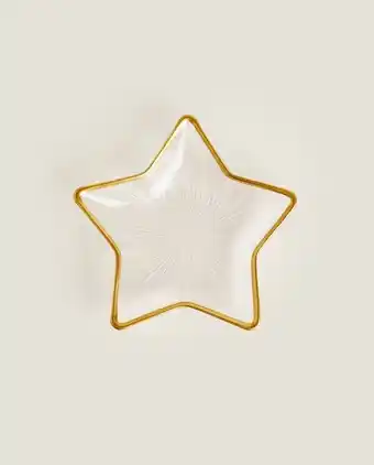 ZARA HOME Bowl estrella filo dorado oferta
