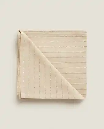 ZARA HOME Servilletas algodón brillo líneas (pack de 2) oferta