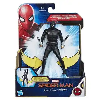 Hasbro spider-man lejos de casa figura de acción | deluxe spider-man aracno puño ataque de 15 cm e4117