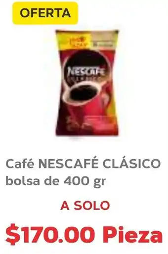 Super Aki Café Nescafé Clásico Bolsa de 400gr oferta