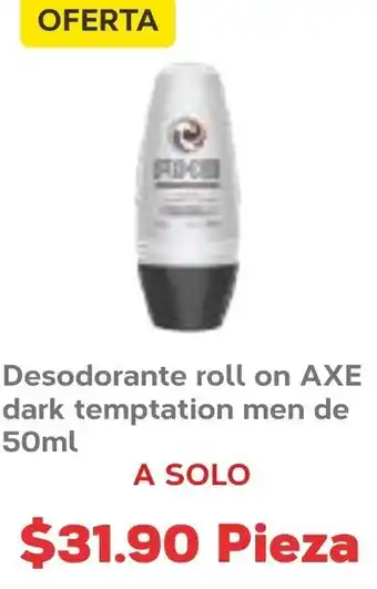 Super Aki Desodorante Roll On Axe Dark Temptation Men de 50ml oferta