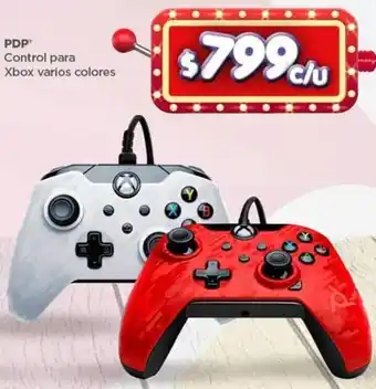 Bodega Aurrerá PDP Control para Xbox Varios Colores oferta