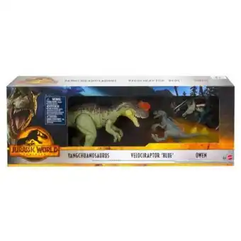 Sam's Club Figura de acción jurassic world dominion yangchuanosaurus velociraptor blue owen oferta