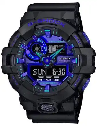 Reloj casio g-shock ga-700 para hombre ga-700vb-1acr