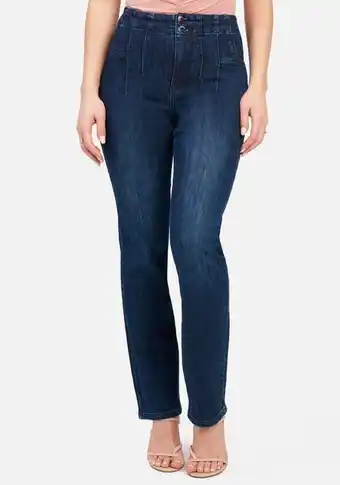 Bebe High waist multi dart straight leg jeans oferta