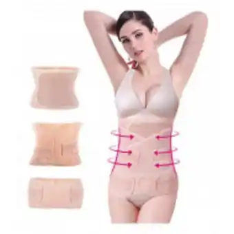Faja banda abdominal postparto tres en uno vientre