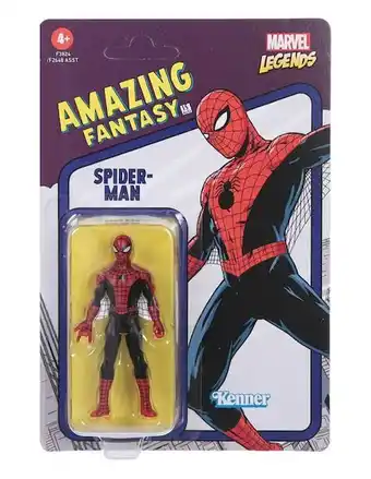 Figura de acción spider-man hasbro articulado marvel legends