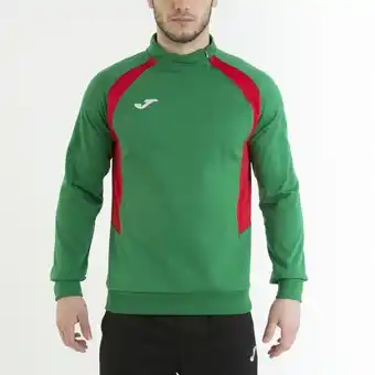 Sudadera hombre championship iii verde rojo