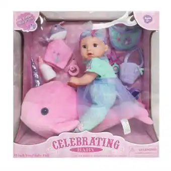 Sam's Club Muñeca member's mark hop on baby con peluche de perrito oferta