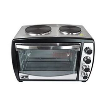 El Bodegón Horno eléctrico supra con 2 resistencias de calentamiento, 2 platos de calentamiento hp-2p oferta