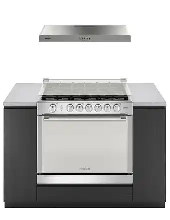 Liverpool Estufa empotrable a gas mabe 80 cm xoc80790cmpuv801s + campana oferta