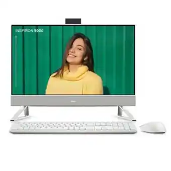 Computadora all in one dell inspiron 5415 ram 12gb dd 1tb ssd 256gb amd ryzen 5 w11 23.8" blanco