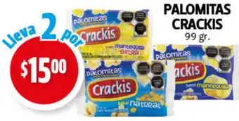 Farmacias Guadalajara Palomitas Crackis 99g oferta