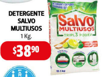Farmacias Guadalajara Detergente Salvo Multiusos 1kg oferta