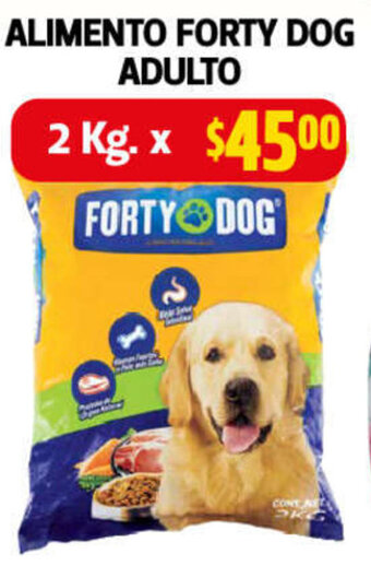 Farmacias Guadalajara Alimento Forty Dog Adulto 2kg oferta