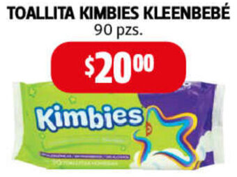 Farmacias Guadalajara Toallita Kimbies Kleenbebé 90 pzs oferta