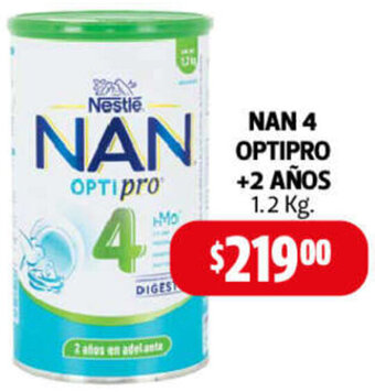 Farmacias Guadalajara Nan 4 Optipro +2 Años 1,2kg oferta