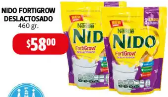 Farmacias Guadalajara Nido Fprtigrow Deslactosado 460g oferta