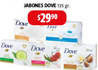 Farmacias Guadalajara Jabones Dove 135g oferta