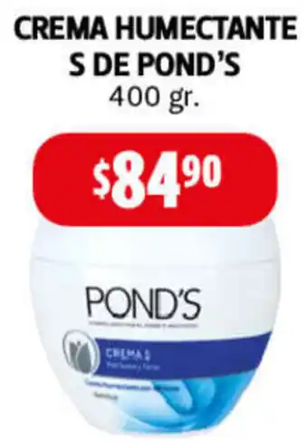 Farmacias Guadalajara Crema Humectante S de Pond's 400g oferta